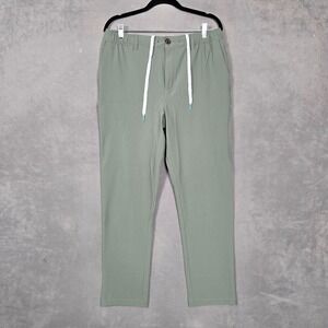 Chubbies Everywhere Performance Pants Mens Large Green drawstrings